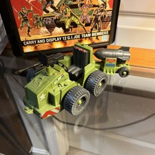 G.I. Joe 1985 Weapons Transport Hasbro ARAH Vintage w/ Bomb & Trailer No Antenna picture