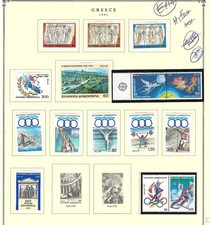 Greece 1991-2000 collection VF mint hinged (stamps in mounts NH). Scott $200.15 picture