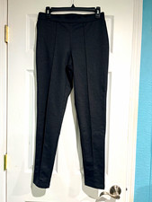 Simply Vera Vera Wang dark gray Herringbone Slim Pull-On Pants Mid Rise picture