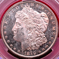 CAC MS-63 PL 1879-S MORGAN DOLLAR picture