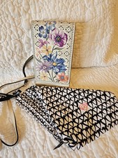 Brighton Collectibles Floral French Garden Phone Crossbody Handbag Purse Bag  picture