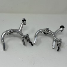 Vintage Gran Compe Caliper Brakes Set Silver Dia Compe Road Bike Japan 80s picture