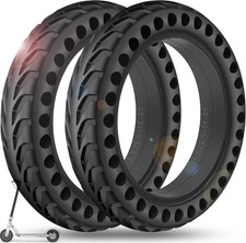 2PCS Upgrade 50/75-6.1 Electric Scooter Solid Tires 8.5x2.0 Tubeless for Gotrax picture