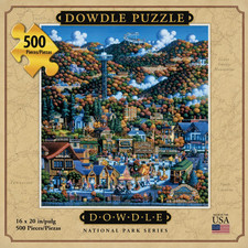Smoky Mountains 500‑Piece Dowdle Puzzle – National Park Series - Travel Club Box picture