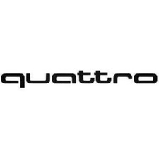 New Quattro Vinyl Decal Pick Color & Size Audi for cups cars stanley mugs glass picture
