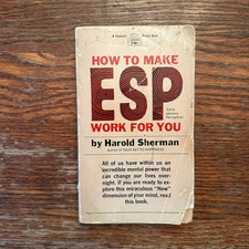 How to Make ESP Work For You by Harold Sherman 1967 Parapsychology Paperback picture