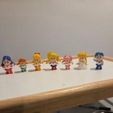 Sailor Moon Irwin 2” Lot of 6 PVC Figures VTG 1996 Moon Sweetie Mercury Anime picture