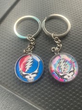 Greatful Dead Lot Of (2)key rings . Brand New The greatful Dead ,Deadheads Rock picture