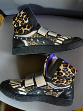 PUMA Ralph Sampson Mid x Paul Stanley Animal Print Mid Top Sneaker 372751-01 picture
