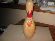Vintage Circa 1940s-1950s Brunswick Red Crown King Bowling Pin Mint picture