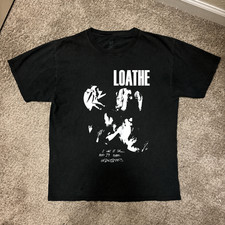 Vintage Loathe Band Music Lover Black Cotton Unisex Shirt, Full Size picture