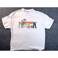 Better Gift Shop Nepenthes NY Graphic Tee Mens XXL White Cotton Streetwear Shirt picture