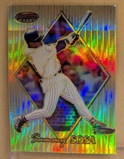 1999 Bowman's Best REFRACTOR #66 Sammy Sosa Cubs RARE PARALLEL /400 picture
