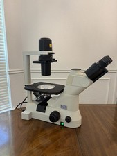 Nikon Eclipse TS100-F Inverted Microscope w 4 Objectives picture