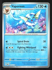 Vaporeon (Master Ball Pattern) 022/131 Sv: Prismatic Evolutions Holo picture