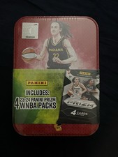 2023-2024 Panini Prizm WNBA Caitlin Clark Sealed Red Tin /Black Jersey RC Year picture