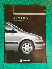Vauxhall Sintra 1996-97 UK Market Preview Foldout Sales Brochure CD CDX picture