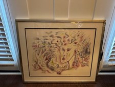 André Masson Viviane Original Surrealist Lithograph signed and numbered, 1970-19 picture