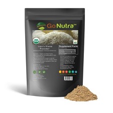 Go Nutra® Organic Lion's Mane Powder Pure Mushroom Powder | 8 oz picture