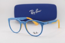 NEW RAY BAN JUNIOR RB 1628 3951 BLUE ORANGE AUTHENTIC FRAMES EYEGLASSES 48-17 picture