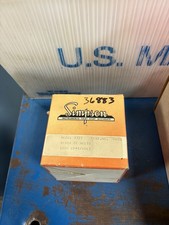 NEW Simpson Model 1327 Panel Meter 0-150 DC Micro amperes Wide Vue picture