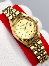 [MINT] 1990's Dufonte Lucien Piccard Vintage Watch Womens Date Quartz Japan Made picture