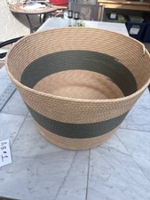 Large Wicker Storage Basket,  Jute Woven Basket with Handle picture