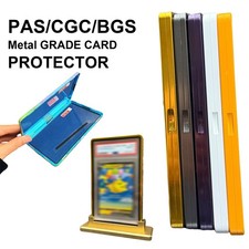 Magnetic Aluminum Slab Case Protector For PSA/CGC/BGS Graded Cards Metal Bumper picture