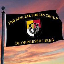 3rd Special Forces Group De Oppresso Liber Flag 3x5Feet with Brass Grommets picture