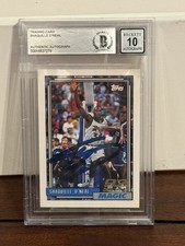Shaquille O’Neal SIGNED 1992-93 Topps Rookie #362 (RC) - Auto BGS 10 picture
