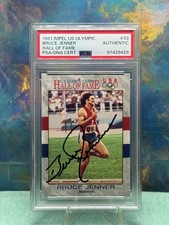 1991 Impel US Olympic Hall of Fame Bruce Jenner #33 Auto PSA DNA Authentic picture