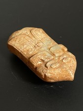 age-old China antique  Shang Dynasty jade owl picture