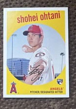2018 Topps Archives - 1959 Design Shohei Ohtani #50 Pitching Pose (RC) picture