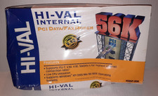 Hi-Val Internal PCI Data / Fax Modem 56K V.92 Model # H56IP-00R - New Sealed picture