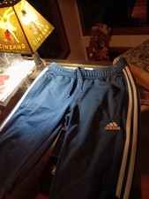 clothing men size Small ADIDAS Joggers dark blue picture
