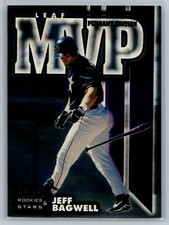 1998 Leaf Rookies & Stars #11 Jeff Bagwell Leaf MVPs Pennant Edition #/5000 picture