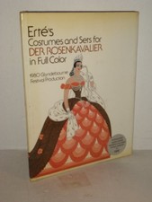 ERTE'S COSTUMES & SETS FOR DER ROSENKAVALIER IN FULL COLOR By Erte - Hardcover picture