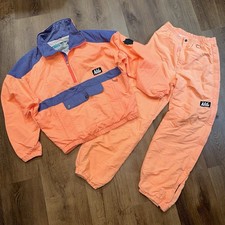 Vintage Nils Ski Suit Snowsuit Mens Medium Jacket Coat 32 Pants Bib Snow 1980s picture
