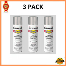 Rust-Oleum Professional Galvanizing Compound Spray Cold Gray 20 Oz, 3 Pack picture