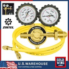 New Nitrogen Gas Regulator 0-800 PSIG HVAC Purging Pressure Charge with 2M Hose picture