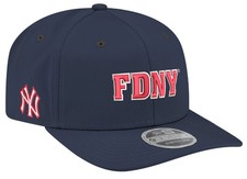 New York Yankees New Era FDNY 9SEVENTY Snapback Hat Cap 9/11 First Responders picture