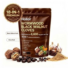 Holior Wormwood Black Walnut Clove Herbal Supplement 240 Softgels picture