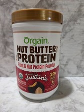 Orgain Nut Butter Protein Justin's Dark Chocolate Peanut Butter 13.28 OZ 2/2027 picture