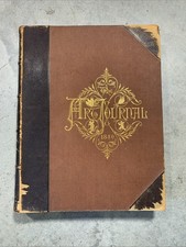 1880 The Art Journal New Series Vol 6 D Appleton Illustrated Engravings Antique picture
