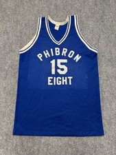 Vintage 1950s US Navy PHIBRON Amphibious Squadron 8 Basketball Jersey Mens 42-44 picture