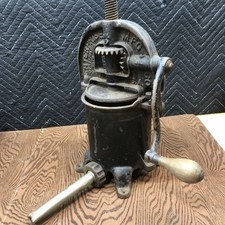 Antique Enterprise 1876 Cast Iron Sausage Stuffer /Fruit/Lard Press picture