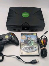Original Microsoft Xbox OG Black Console With Controller Game Tested Read Descri picture