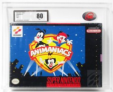 Animaniacs UKG Graded Super Nintendo SNES Konami Like WATA VGA CGC PSA picture
