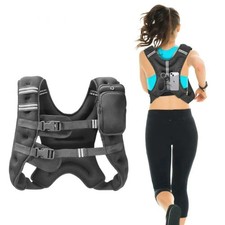 VEVOR Weighted Vest, 16 lbs Weight Vest with Reflective Stripe, Adjustable... picture