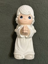 Vintage Precious Moments Praying Angel Statue 13 inch 1998 #2701 Christmas picture